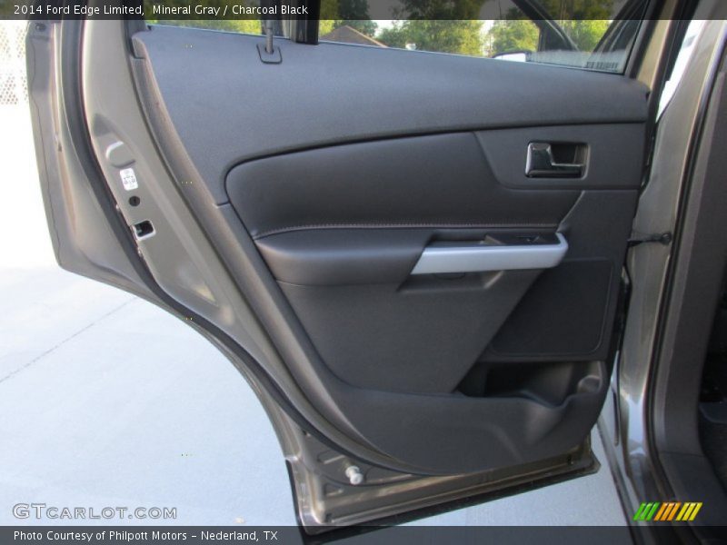 Mineral Gray / Charcoal Black 2014 Ford Edge Limited