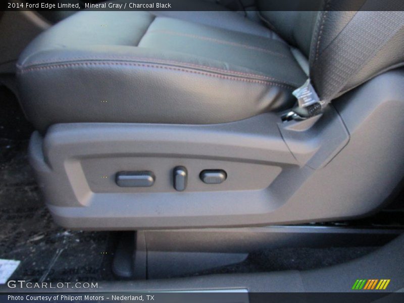 Mineral Gray / Charcoal Black 2014 Ford Edge Limited