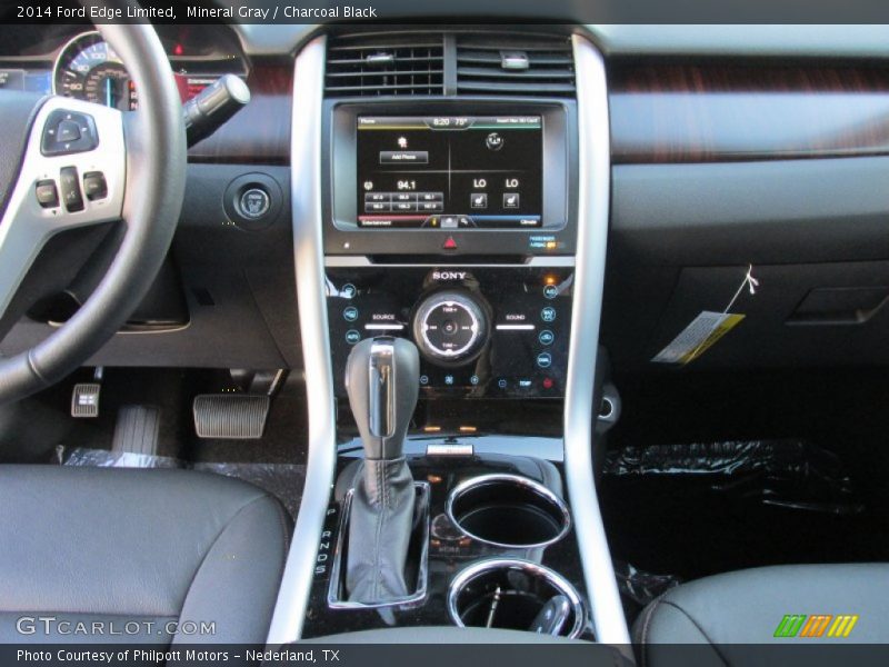 Mineral Gray / Charcoal Black 2014 Ford Edge Limited