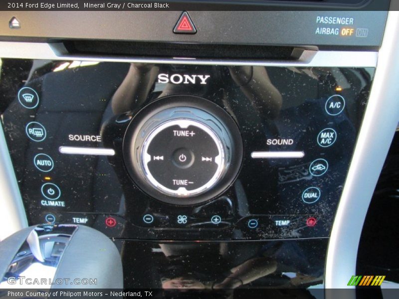 Mineral Gray / Charcoal Black 2014 Ford Edge Limited