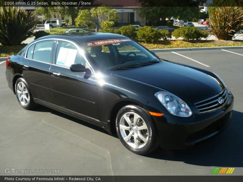 Black Obsidian / Stone 2006 Infiniti G 35 Sedan
