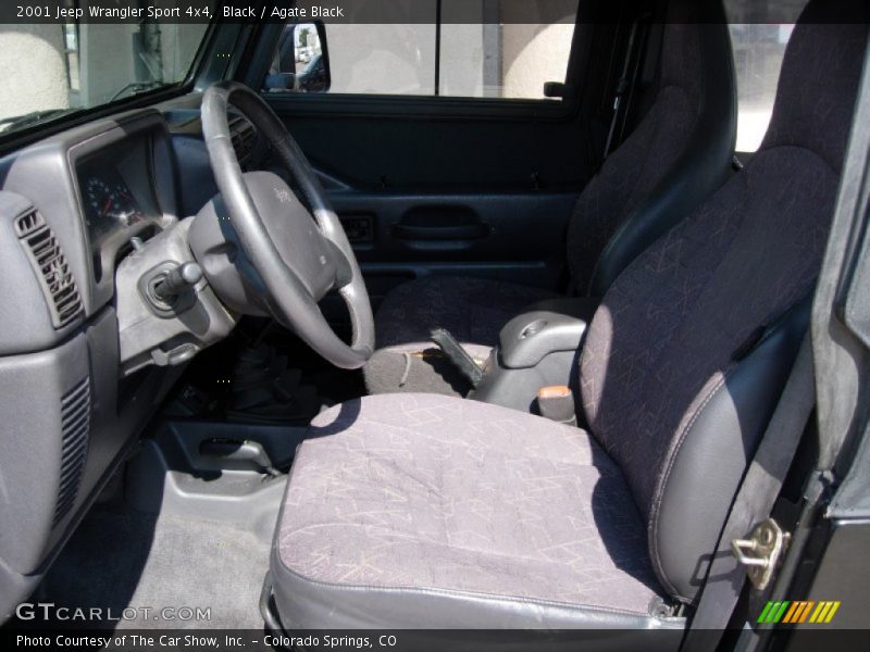 Black / Agate Black 2001 Jeep Wrangler Sport 4x4