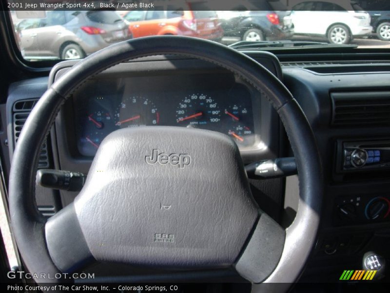 Black / Agate Black 2001 Jeep Wrangler Sport 4x4