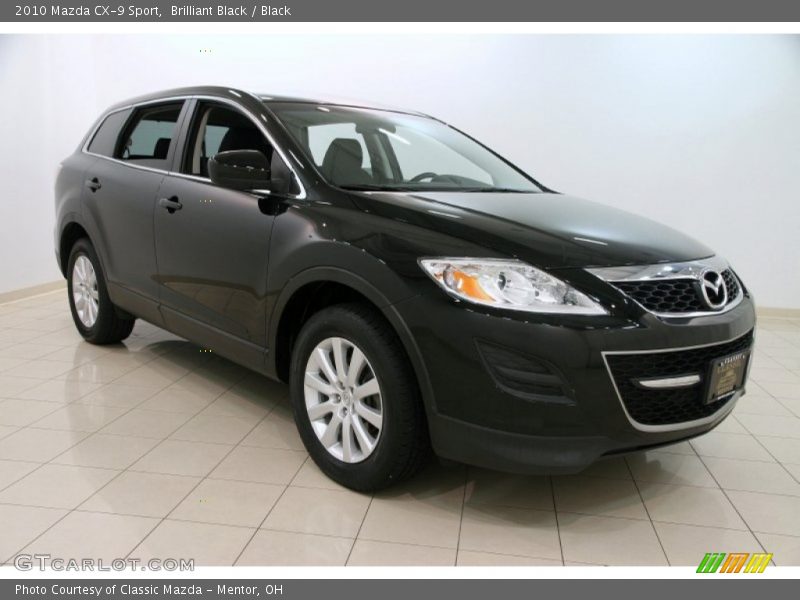 Brilliant Black / Black 2010 Mazda CX-9 Sport