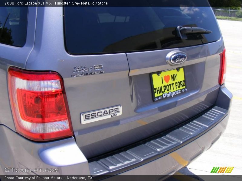 Tungsten Grey Metallic / Stone 2008 Ford Escape XLT V6