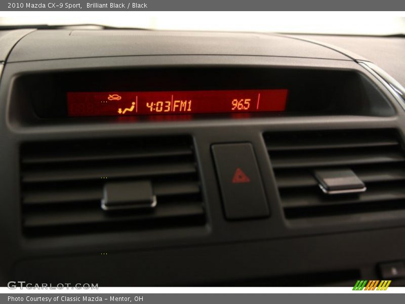 Brilliant Black / Black 2010 Mazda CX-9 Sport