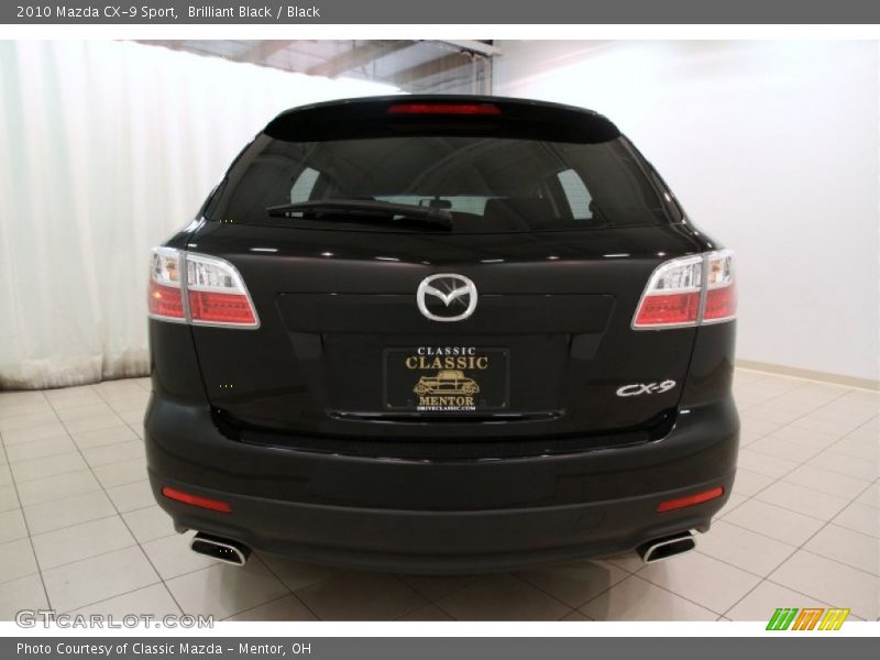 Brilliant Black / Black 2010 Mazda CX-9 Sport