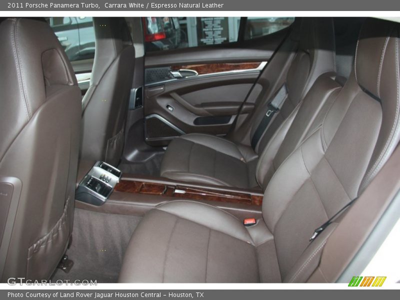 Rear Seat of 2011 Panamera Turbo