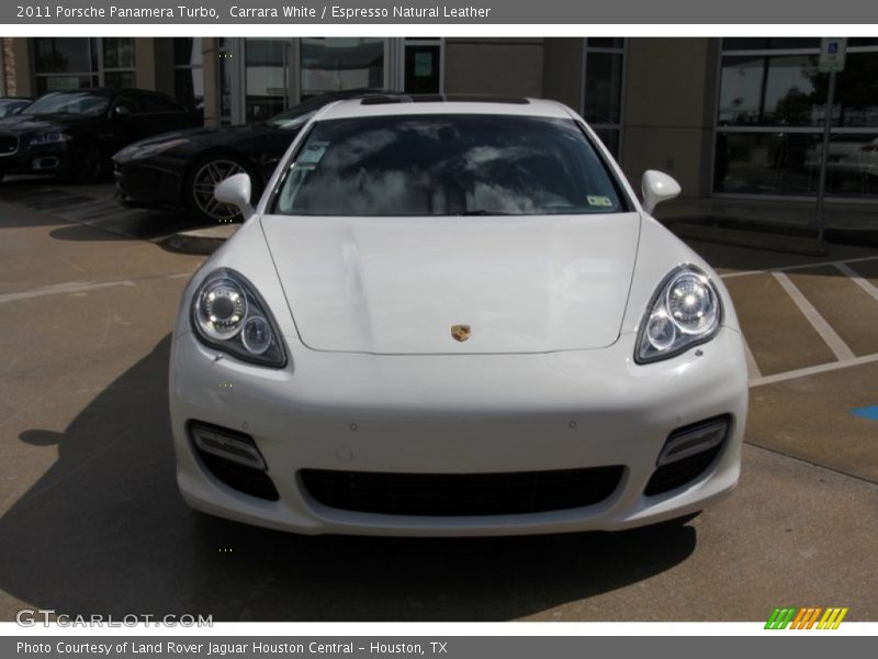 Carrara White / Espresso Natural Leather 2011 Porsche Panamera Turbo