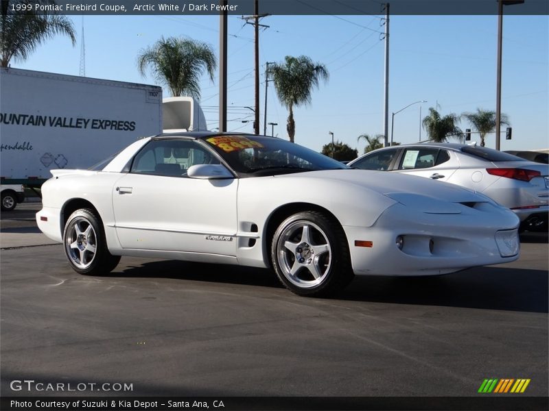 Arctic White / Dark Pewter 1999 Pontiac Firebird Coupe