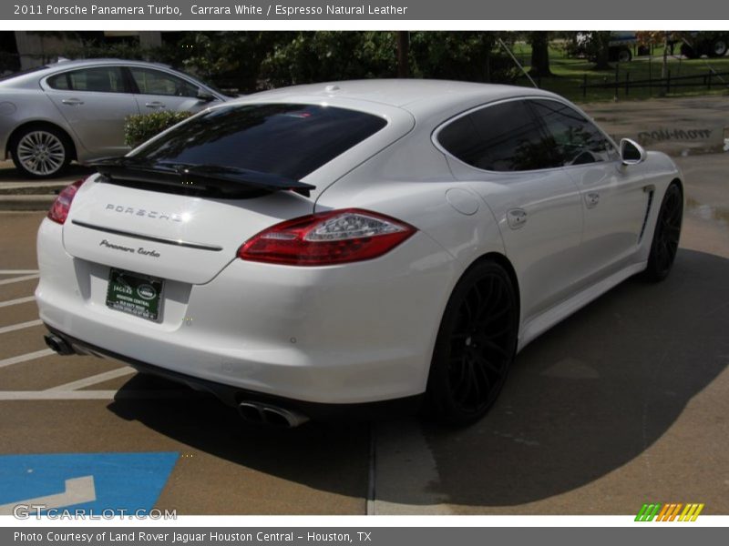 Carrara White / Espresso Natural Leather 2011 Porsche Panamera Turbo