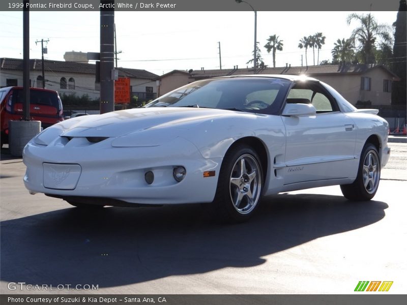 Arctic White / Dark Pewter 1999 Pontiac Firebird Coupe