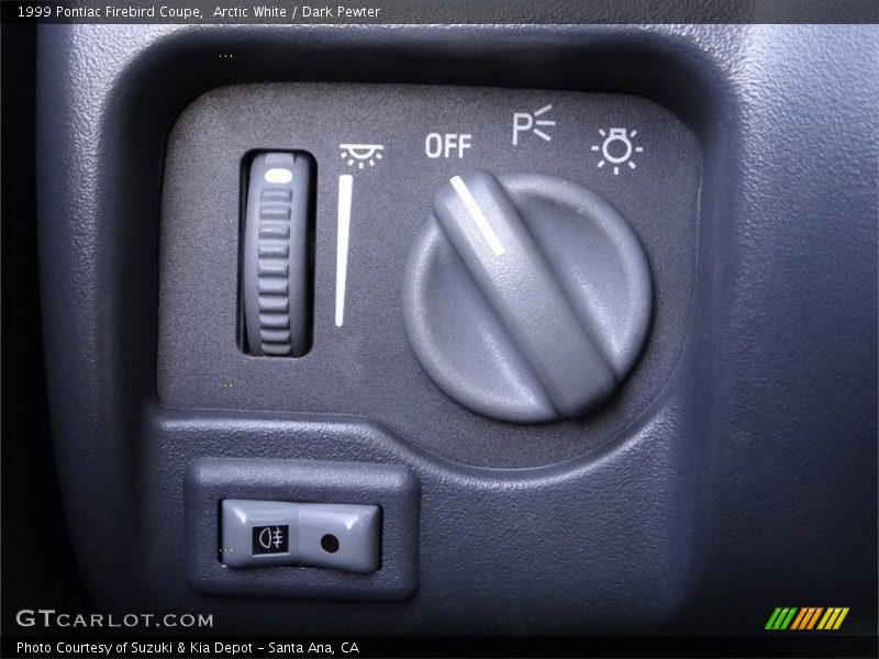 Controls of 1999 Firebird Coupe