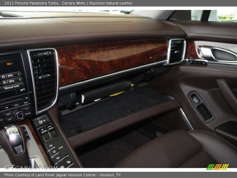 Carrara White / Espresso Natural Leather 2011 Porsche Panamera Turbo
