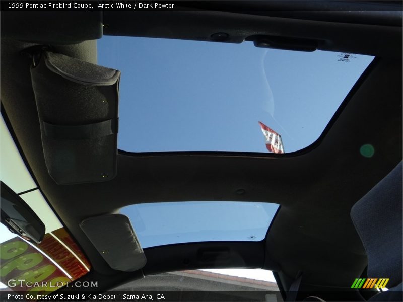 Arctic White / Dark Pewter 1999 Pontiac Firebird Coupe