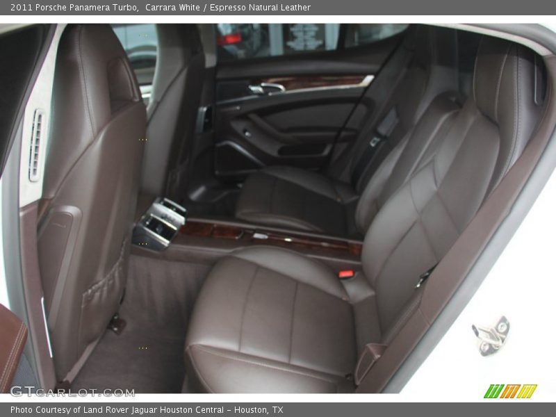 Rear Seat of 2011 Panamera Turbo