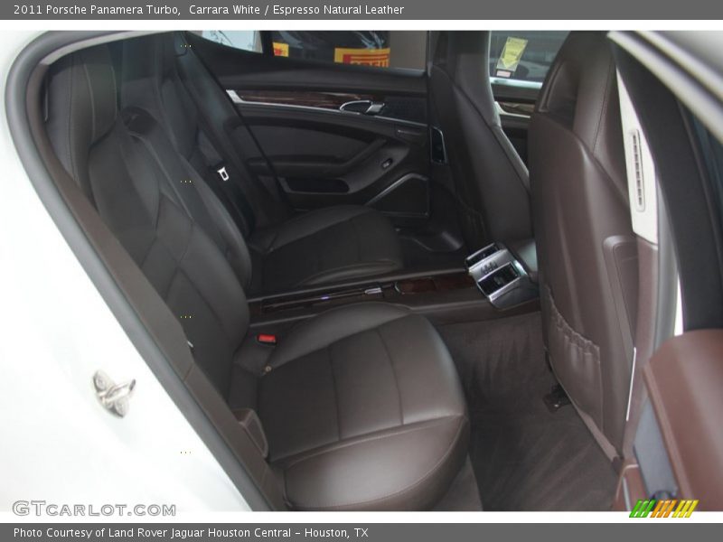 Rear Seat of 2011 Panamera Turbo