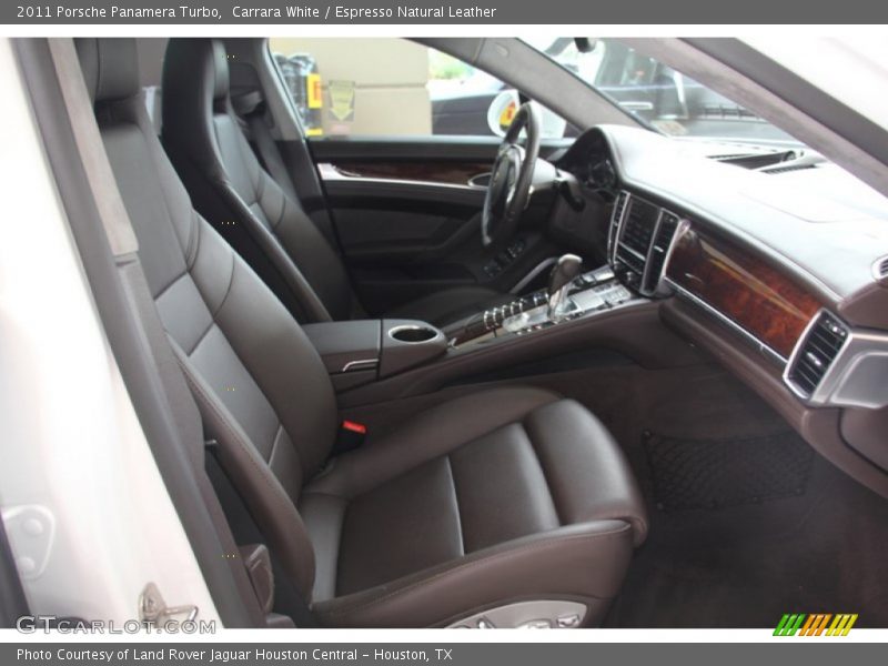 Carrara White / Espresso Natural Leather 2011 Porsche Panamera Turbo