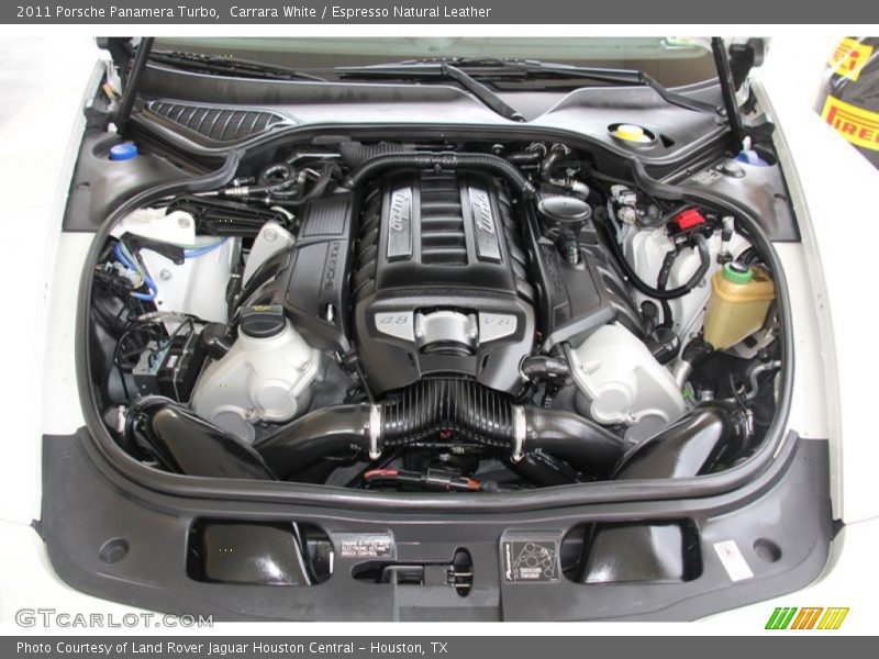  2011 Panamera Turbo Engine - 4.8 Liter DFI Twin-Turbocharged DOHC 32-Valve VarioCam Plus V8