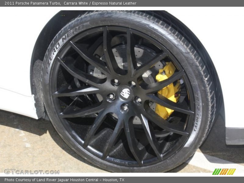 Carrara White / Espresso Natural Leather 2011 Porsche Panamera Turbo