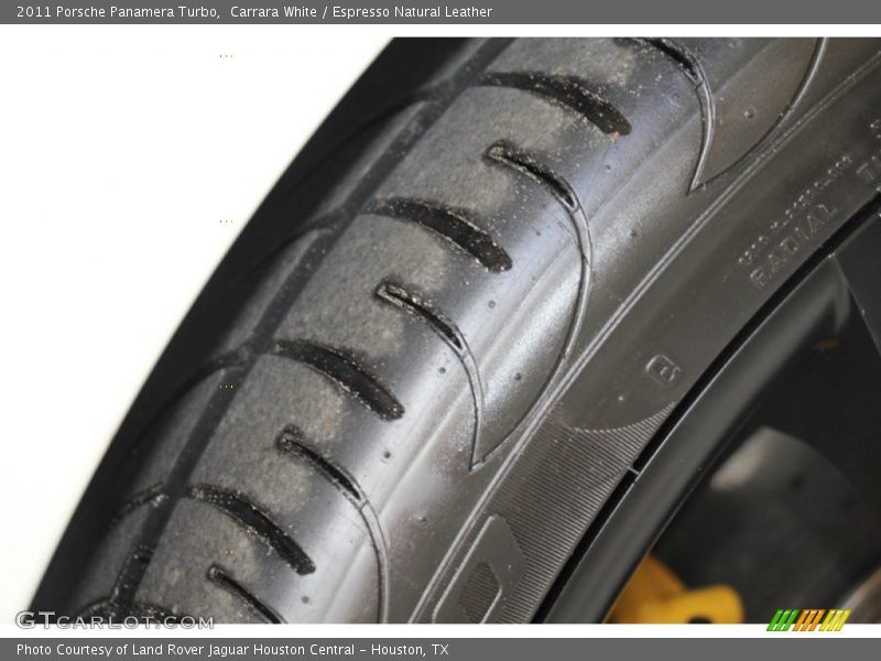 Carrara White / Espresso Natural Leather 2011 Porsche Panamera Turbo
