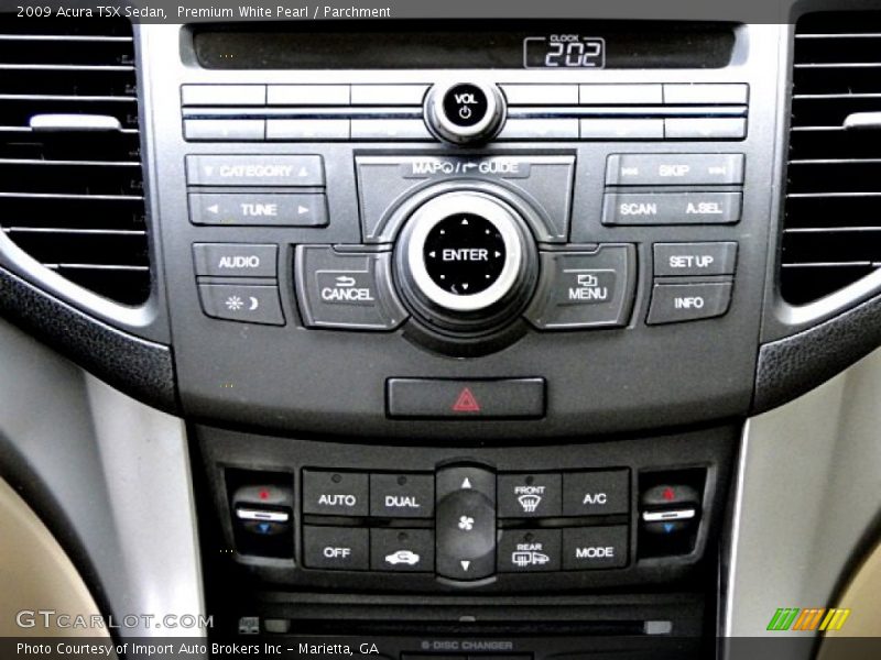 Controls of 2009 TSX Sedan
