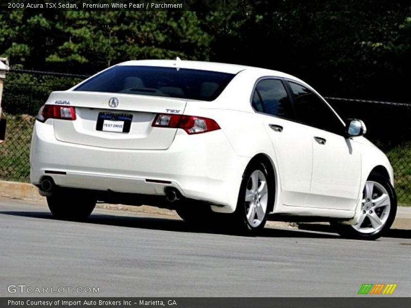 Premium White Pearl / Parchment 2009 Acura TSX Sedan
