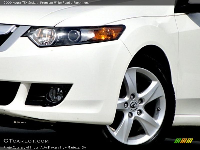 Premium White Pearl / Parchment 2009 Acura TSX Sedan