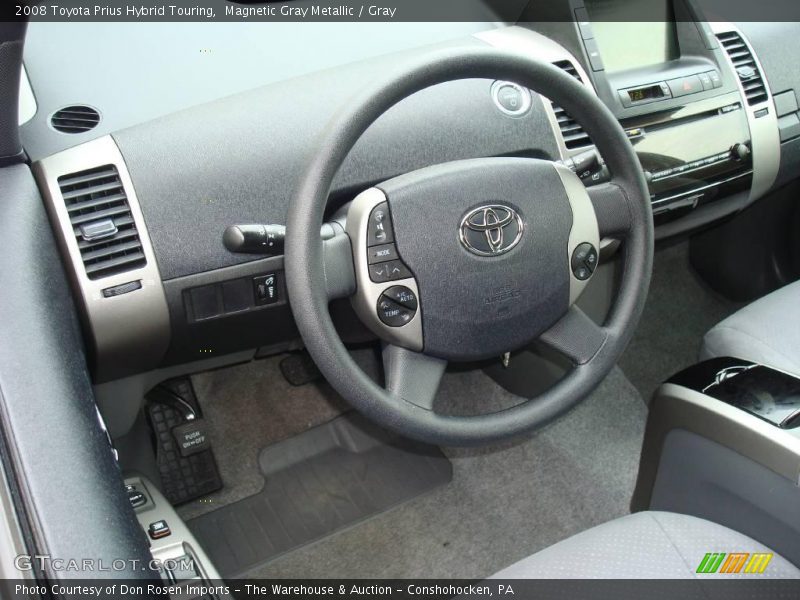 Magnetic Gray Metallic / Gray 2008 Toyota Prius Hybrid Touring