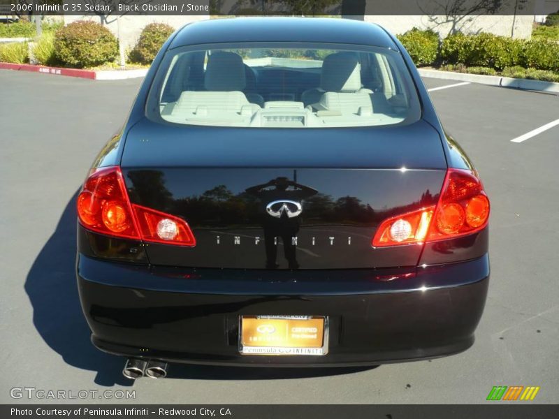 Black Obsidian / Stone 2006 Infiniti G 35 Sedan