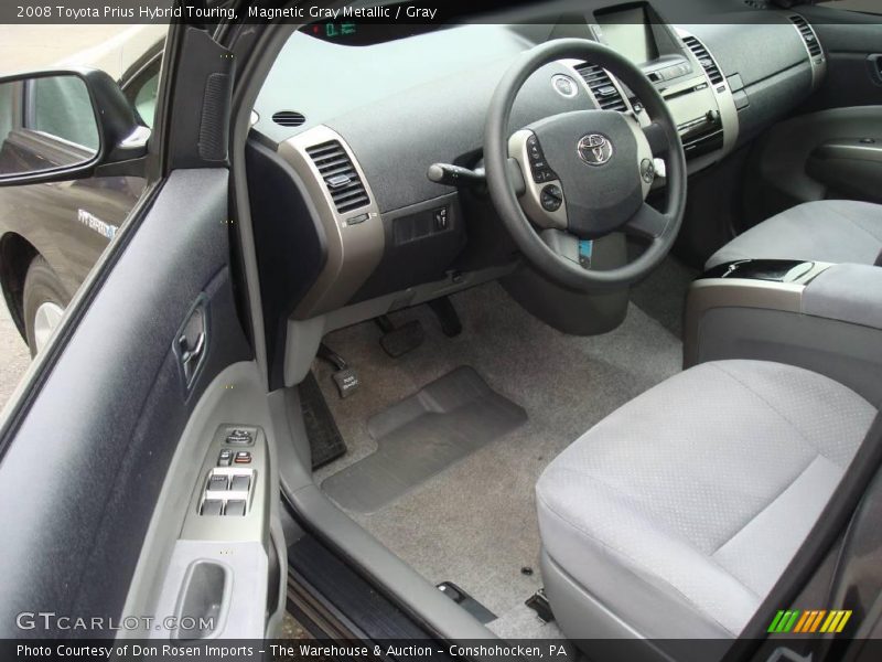 Magnetic Gray Metallic / Gray 2008 Toyota Prius Hybrid Touring