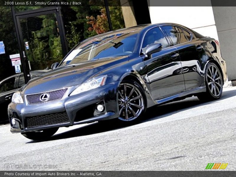 Smoky Granite Mica / Black 2008 Lexus IS F