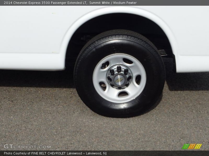 Summit White / Medium Pewter 2014 Chevrolet Express 3500 Passenger Extended LT