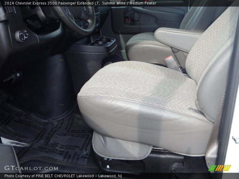 Summit White / Medium Pewter 2014 Chevrolet Express 3500 Passenger Extended LT