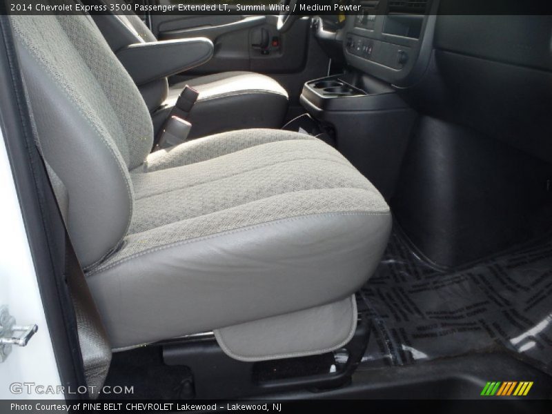 Summit White / Medium Pewter 2014 Chevrolet Express 3500 Passenger Extended LT