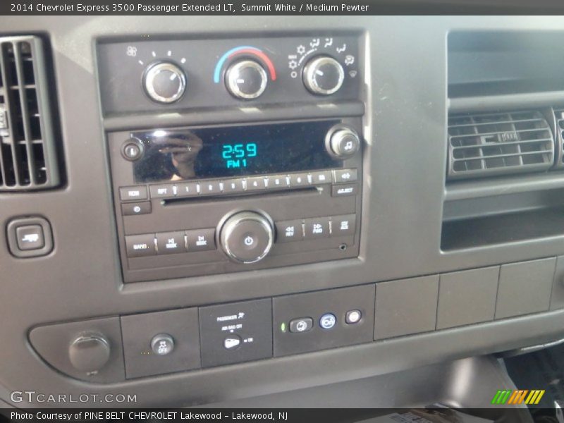 Summit White / Medium Pewter 2014 Chevrolet Express 3500 Passenger Extended LT
