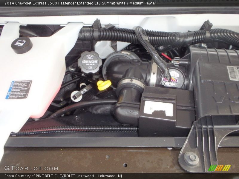 Summit White / Medium Pewter 2014 Chevrolet Express 3500 Passenger Extended LT