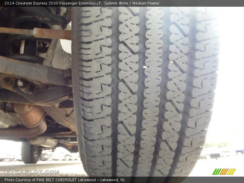 Summit White / Medium Pewter 2014 Chevrolet Express 3500 Passenger Extended LT