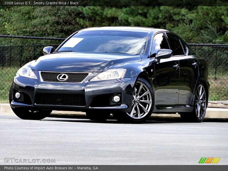 Smoky Granite Mica / Black 2008 Lexus IS F