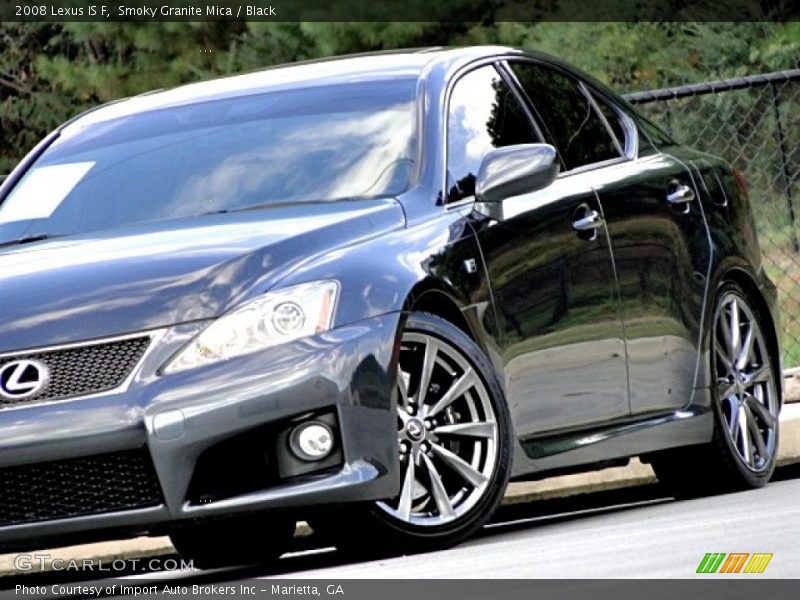 Smoky Granite Mica / Black 2008 Lexus IS F