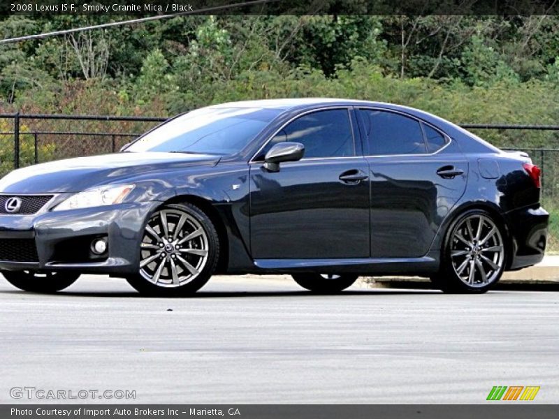 Smoky Granite Mica / Black 2008 Lexus IS F