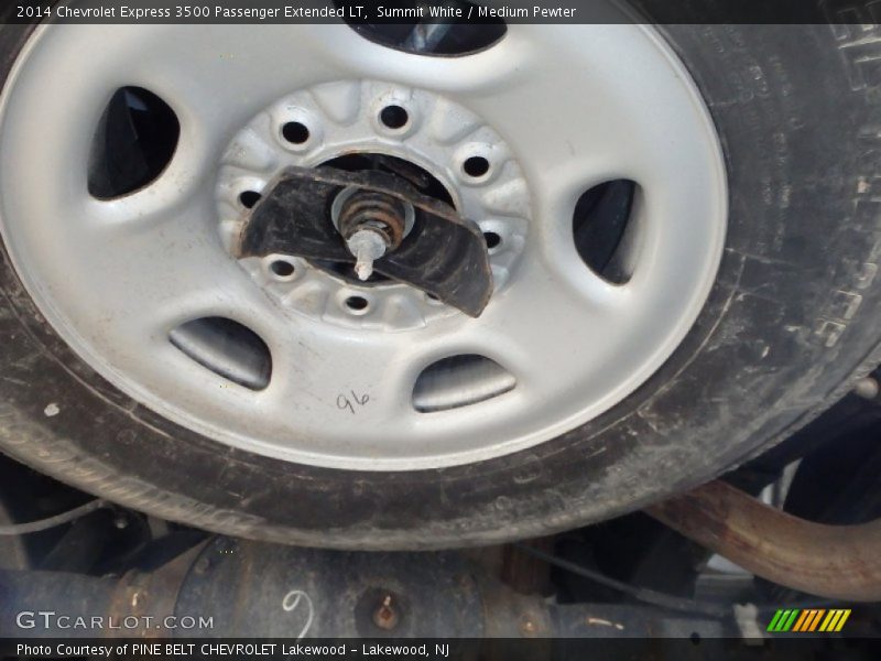 Summit White / Medium Pewter 2014 Chevrolet Express 3500 Passenger Extended LT