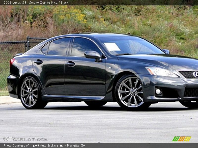 Smoky Granite Mica / Black 2008 Lexus IS F