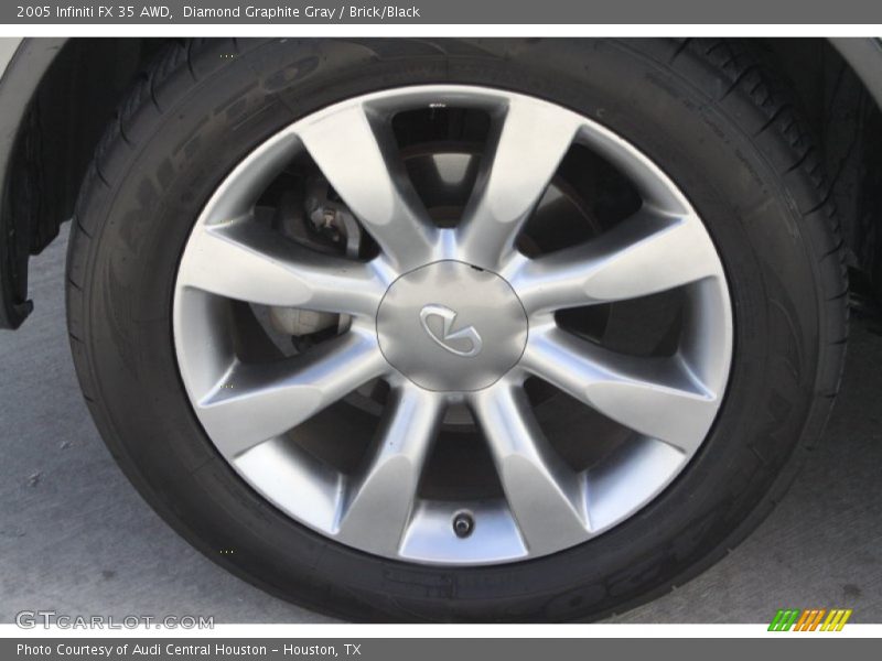 Diamond Graphite Gray / Brick/Black 2005 Infiniti FX 35 AWD