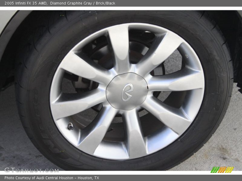 Diamond Graphite Gray / Brick/Black 2005 Infiniti FX 35 AWD