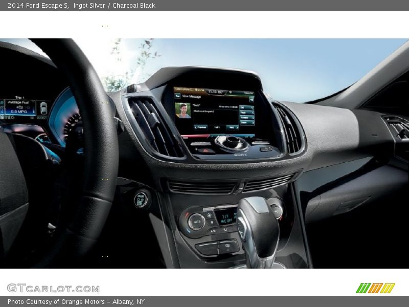 Ingot Silver / Charcoal Black 2014 Ford Escape S