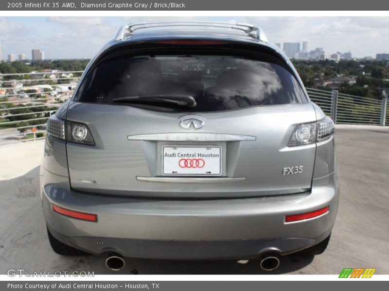 Diamond Graphite Gray / Brick/Black 2005 Infiniti FX 35 AWD