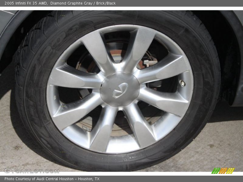 Diamond Graphite Gray / Brick/Black 2005 Infiniti FX 35 AWD