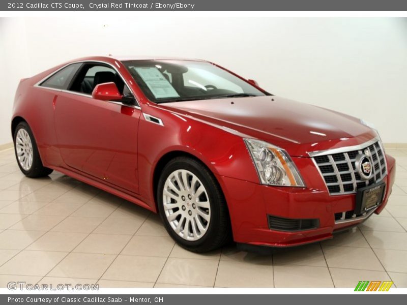Crystal Red Tintcoat / Ebony/Ebony 2012 Cadillac CTS Coupe