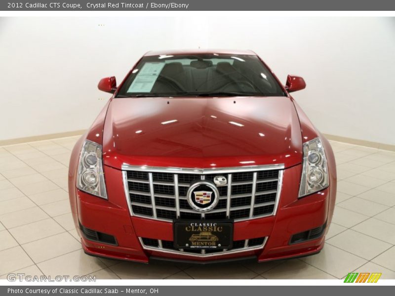 Crystal Red Tintcoat / Ebony/Ebony 2012 Cadillac CTS Coupe